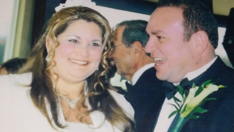 Image: Sharon and Jeff Nearby on their wedding day