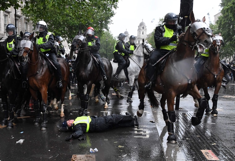 Image: TOPSHOT-BRITAIN-US-RACISM-UNREST-FLOYD