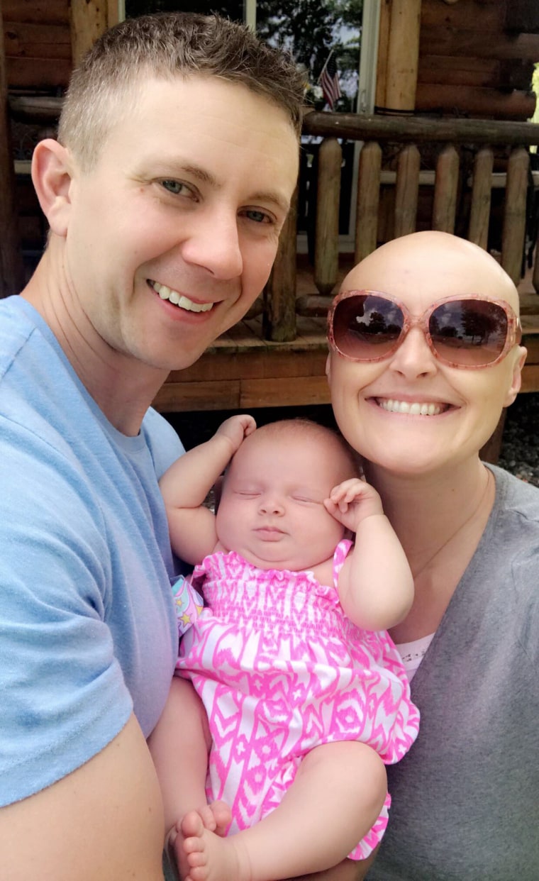 Having cancer really taught Jessica Storm to appreciate the small things in like, such as waking up late with a fussy infant. 