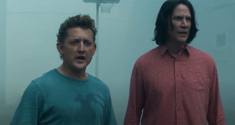"Bill &amp; Ted Face the Music" trailer featuring Keanu Reeves and Alex Winter