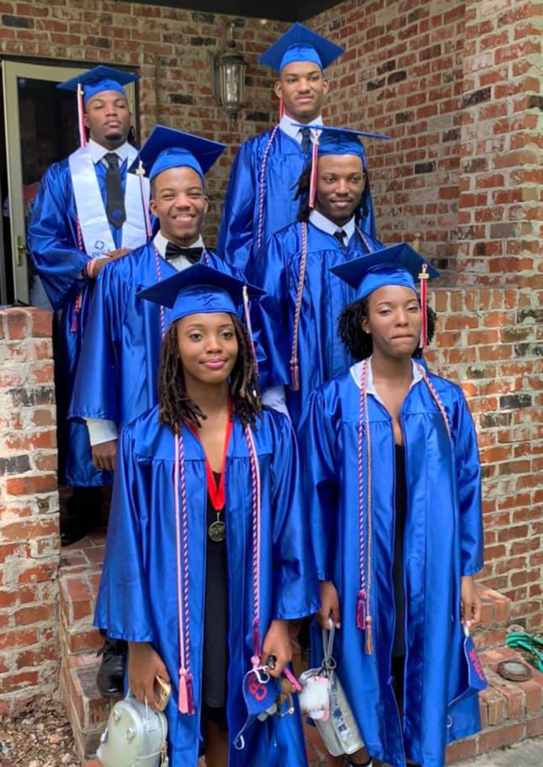 The Harris sextuplets graduated from high school on June 2, 2020.
