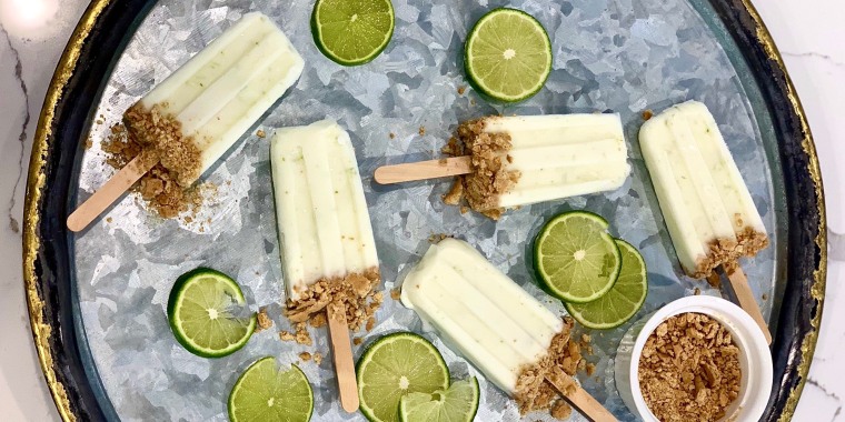 Joy Bauer's Key Lime Pie Ice Pops