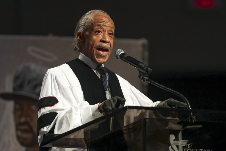 Image: Al Sharpton, Private Funeral For George Floyd Takes Place In Houston