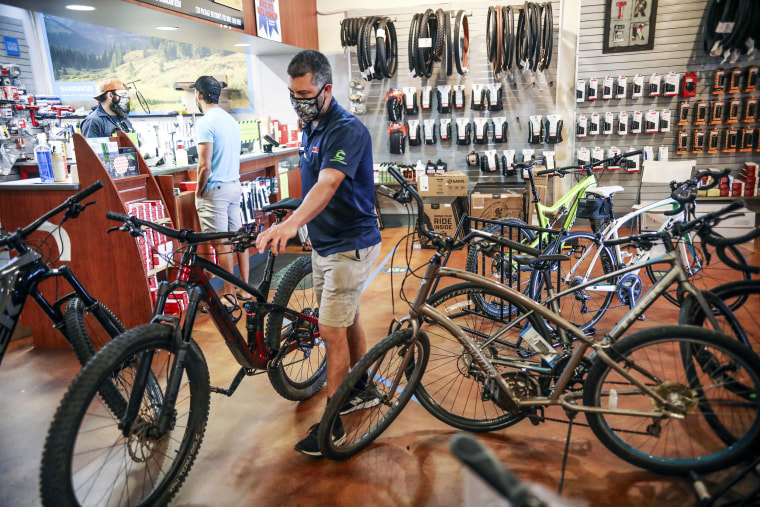 Bicycle Sales Surge With Americans Eager To Get Moving Again