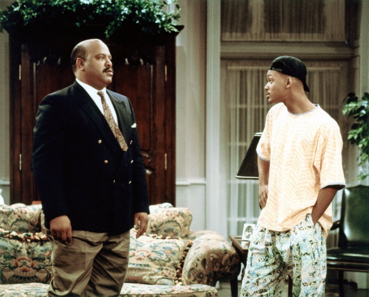 THE FRESH PRINCE OF BEL-AIR, (from left): James Avery, Will Smith, (1991), 1990-96. (C) NBC / Courtesy