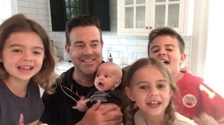Carson Daly is loving spending time with his four kids, including baby daughter Goldie. 