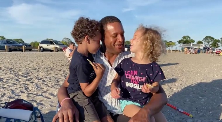 Craig Melvin just wants Delano, 6, and Sybil, 3, to "be happy and know how loved they are." 