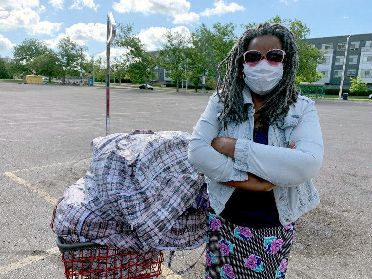 Dee Dee Alexander lives in downtown Detroit and has been pleased to see most of her neighbors wearing masks whenever they are outside.