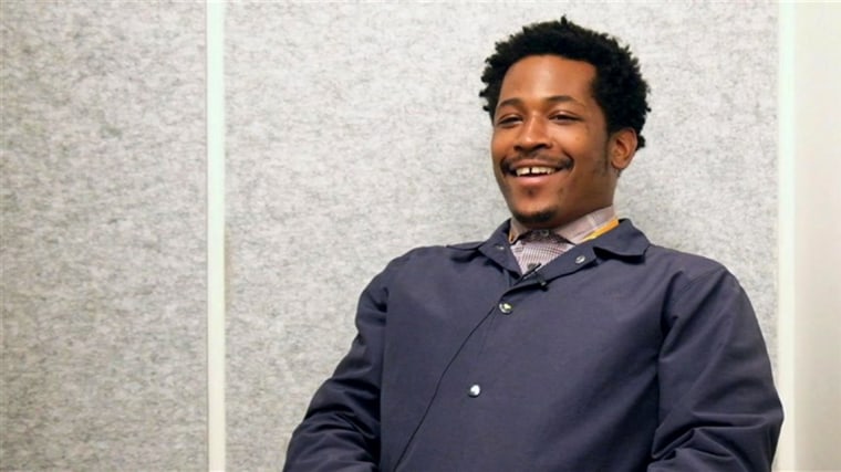 Image: Rayshard Brooks during an interview with Reconnect about his experiences in the criminal justice system last February.