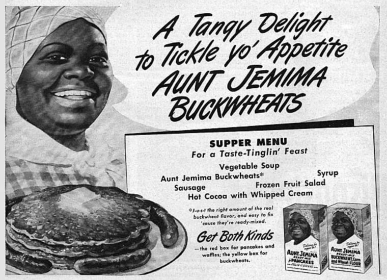 Aunt Jemima and Uncle Ben deserve retirement. They're racist myths of happy  Black servitude.