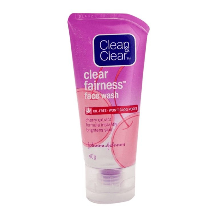 The Clean &amp; Clear Fairness face wash has been promoted as a product for glowing skin.