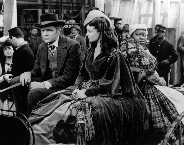 Vivien Leigh, Carroll Nye and Hattie McDaniel in a scene from the movie Gone with the Wind