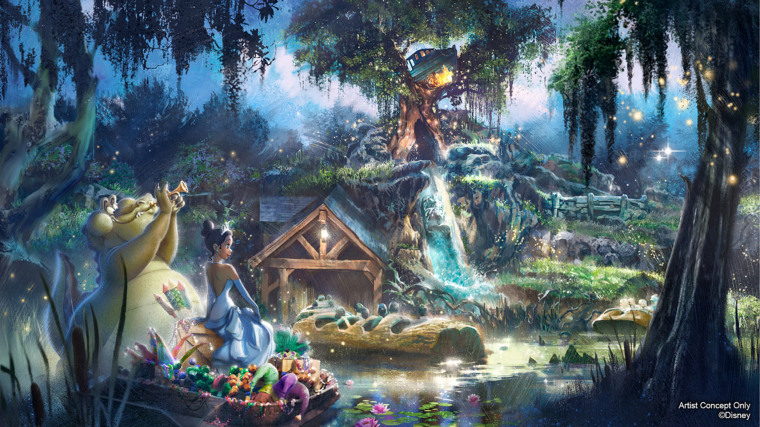 The ride Splash Mountain will soon be completely reimagined, inspired by the animated Disney film "The Princess and the Frog."