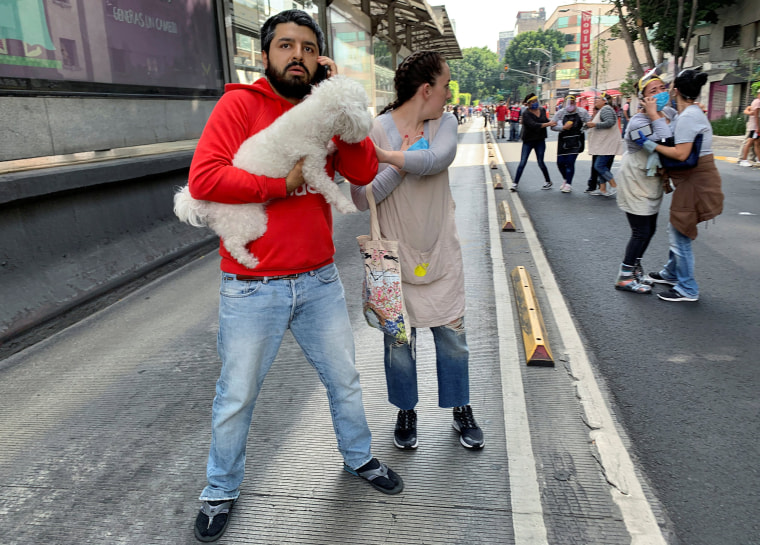 Image: An earthquake in Mexico City