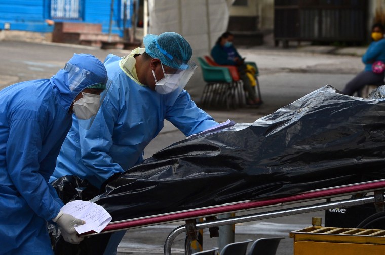 Image: Coronavirus victim in Honduras