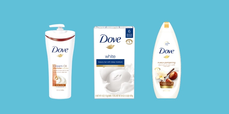 Dove is one of Unilever's best known brands. 