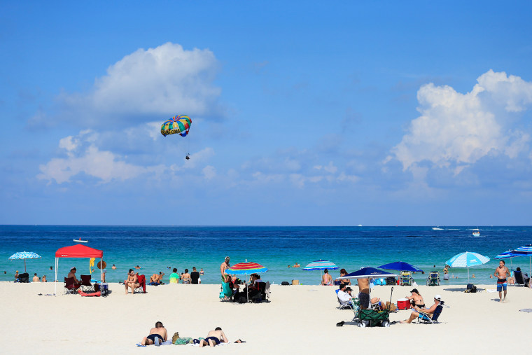 Image: Miami-Dade Beaches Reopen After Being Closed For Coronavirus Pandemic