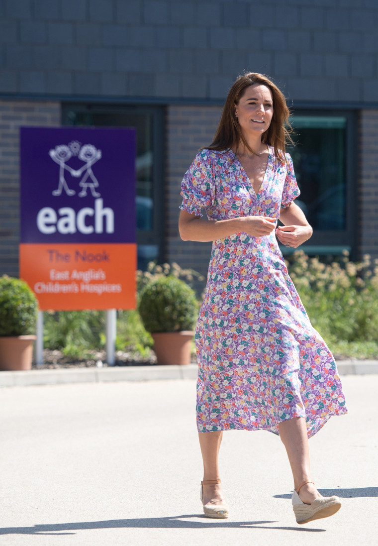 Image: Duchess of Cambridge Delivers Plants To EACH Hospice