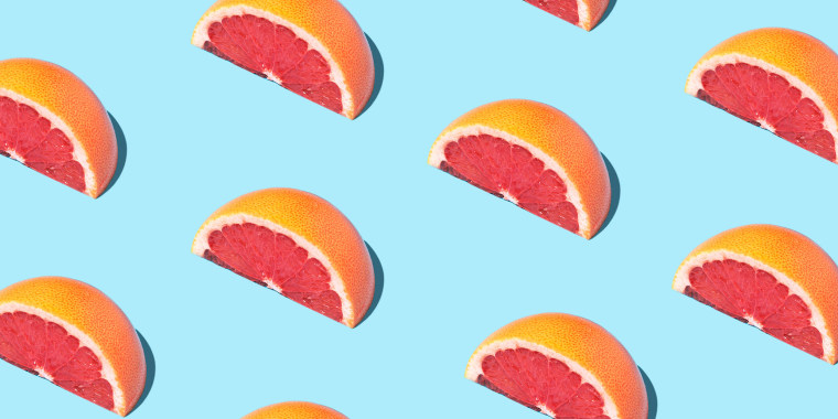 Food Fashion Food Pattern With Grapefruits
