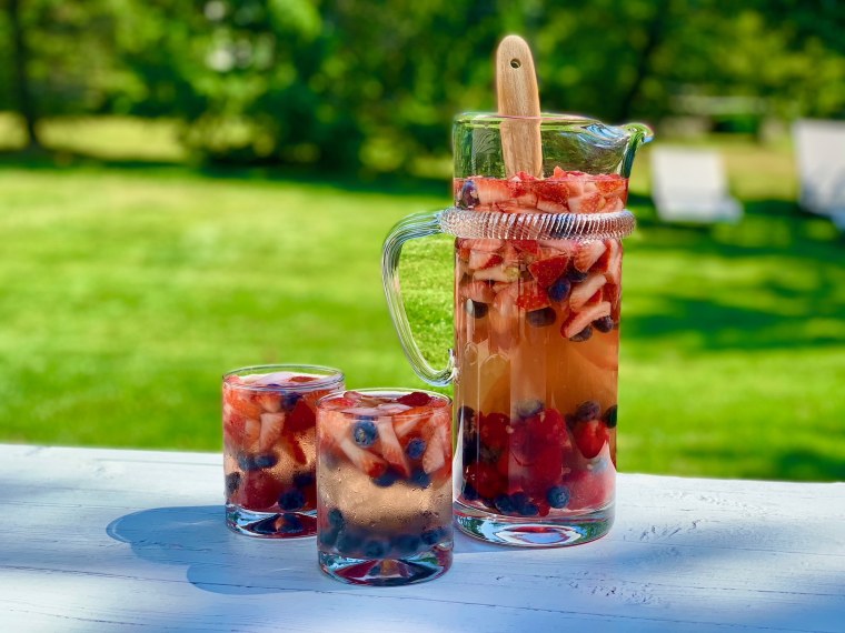 Joy Bauer's Red, White and Blue Sangria
