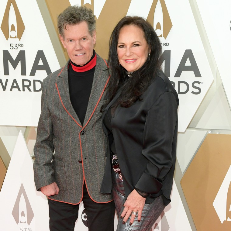 Randy Travis and his wife, Mary Travis, at the 53rd Annual CMA Awards