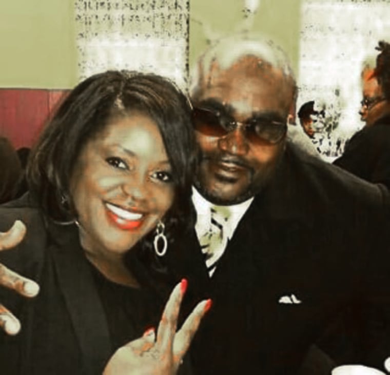 Terence Crutcher with family member