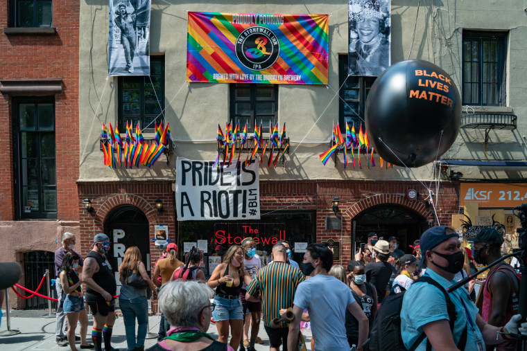 Image: Gay Rights Rally Held In Manhattan During Pride Weekend