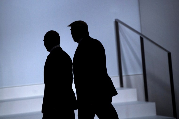 Image: Vladimir Putin, DOnald Trump, silhouette, JAPAN-G20-SUMMIT