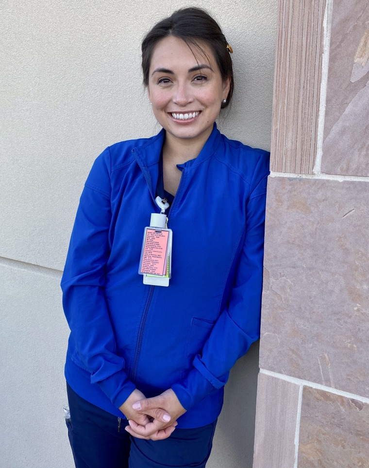 Alia Garcia, 27, is a travel nurse who worked in an ICU during the COVID-19 outbreak in New York City and has since traveled to battle the virus in a new hotspot, Arizona.