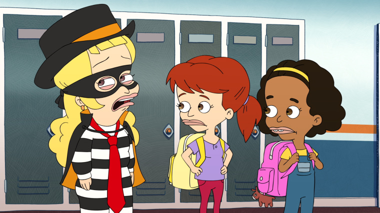 Slate had voiced Missy on "Big Mouth," seen here on the right.