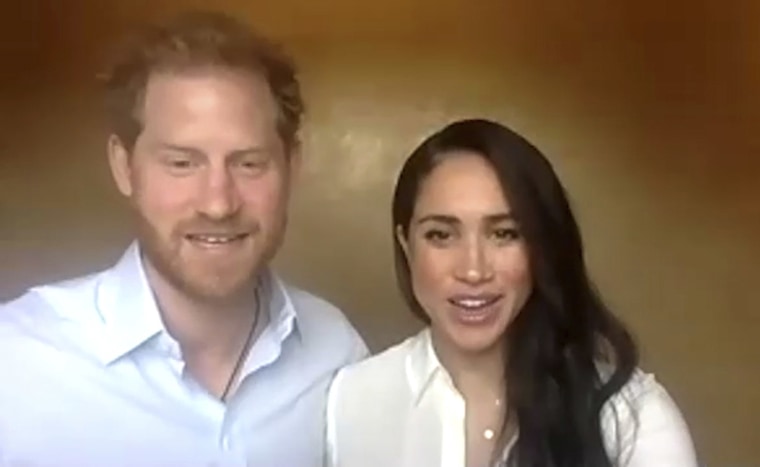 Image: Prince Harry, and Meghan, Duchess of Sussex joined an event hosted by The Queen's Commonwealth Trust looking at \"fairness, justice and equal rights.\"