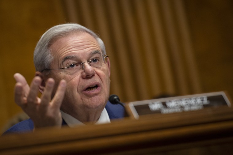 Sen. Bob Menendez speaks during a Senate Foreign Relations Committee hearing on Capitol Hill on Dec. 3, 2019.
