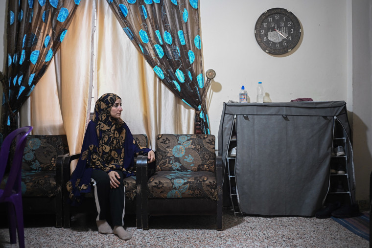 Image: Rouba Agha, 40, lives in the Tabbaneh neighborhood of Tripoli.