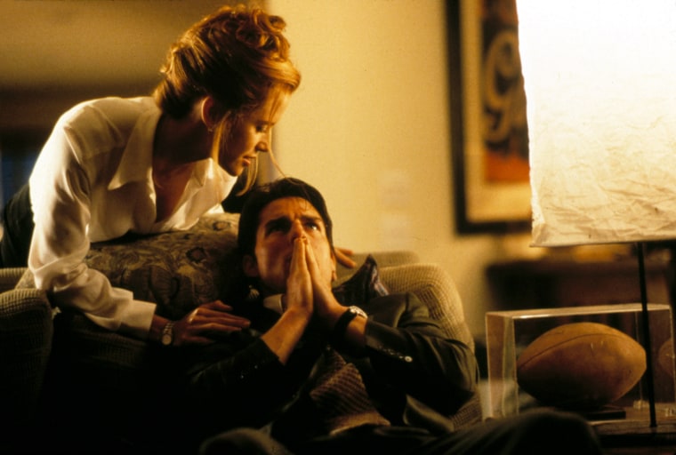 JERRY MAGUIRE, Kelly Preston, Tom Cruise, 1996