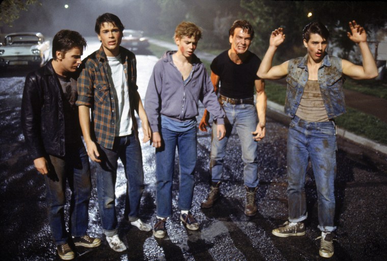 On the set of The Outsiders