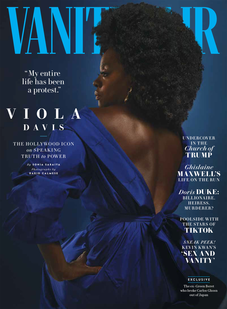Viola Davis is on the cover of the latest issue of "Vanity Fair."