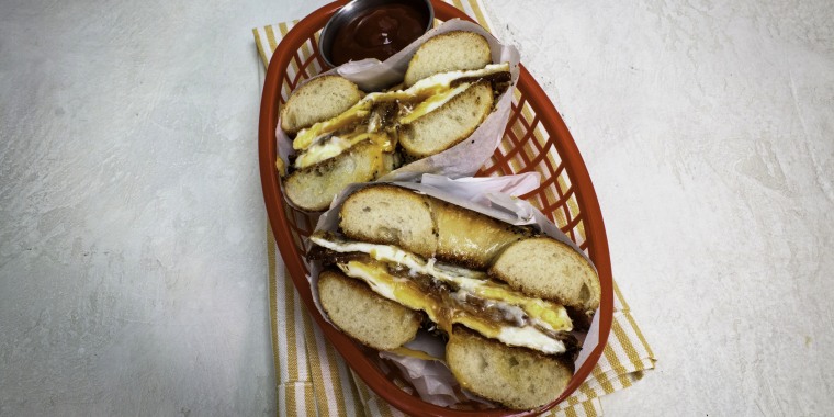 Lucinda Scala Quinn's Bacon, Egg, and Cheese Sandwich
