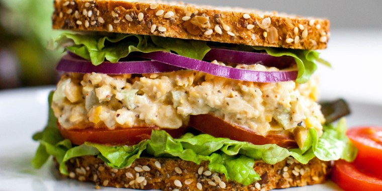 Jenn? Claiborne's Vegan Chickpea "Tuna" Sandwich