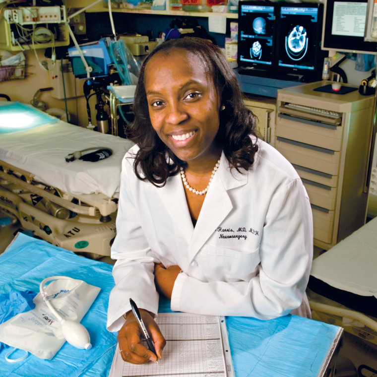 Dr. Odette Harris was born in Jamaica and came to the U.S. as a child.