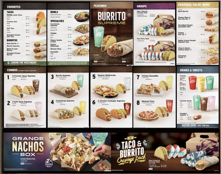 Many customers were upset about the Taco Bell's decision to cut certain items from the menu.