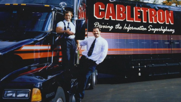 Robert Levine, left, and Craig Benson are the co-founders of Cabletron Systems.