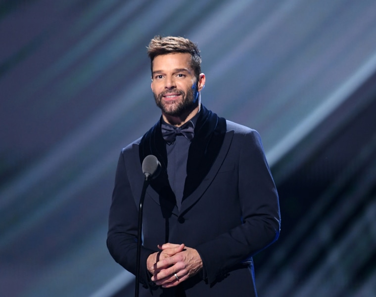 Ricky Martin presents the Album of The Year Award onstage during the 20th annual Latin Grammy Awards in Las Vegas on Nov. 14, 2019 in Las Vegas, Nevada.