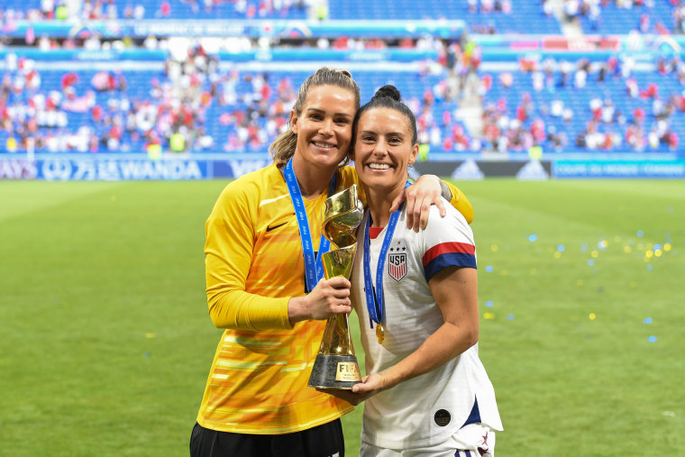 Image: Ali Krieger, Ashlyn Harris, United States of America v Netherlands: Final - 2019 FIFA Women's World Cup France