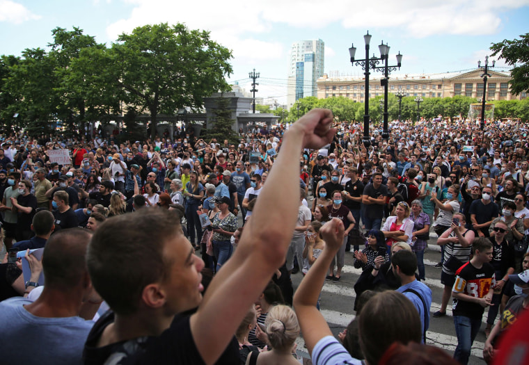 Image: Rally for Sergei Furgal