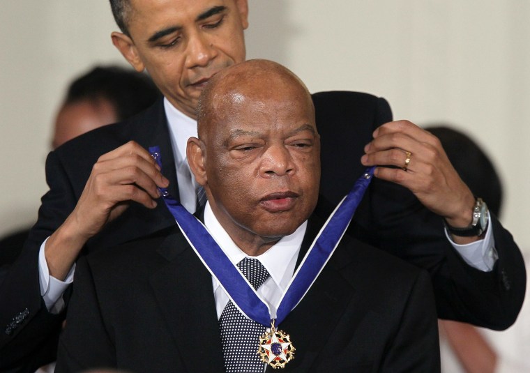 Image: FILE: U.S Rep. John Lewis Dies At 80