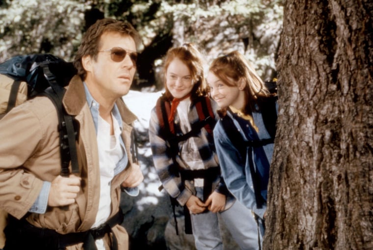 THE PARENT TRAP, Dennis Quaid, Lindsay Lohan, 1998, (C) Walt Disney Co. / Courtesy: Everett Collection