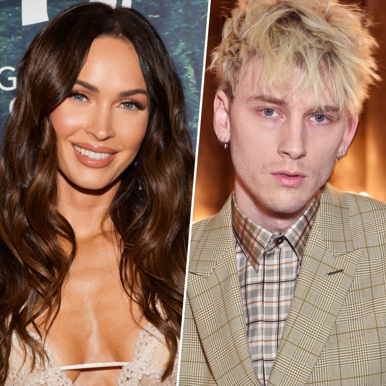 Megan Fox and Machine Gun Kelly are opening up about falling in love on the set of their upcoming movie, "Midnight in the Switchgrass."