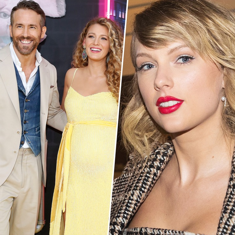 Fans of Taylor Swift, right, are convinced she revealed the name of Blake Lively and Ryan Reynolds' third child in a song on her surprise new album, "Folklore."

