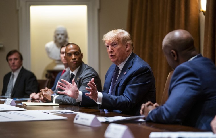 Image: President Trump Meets In Cabinet Room To Discuss Opportunity Zones