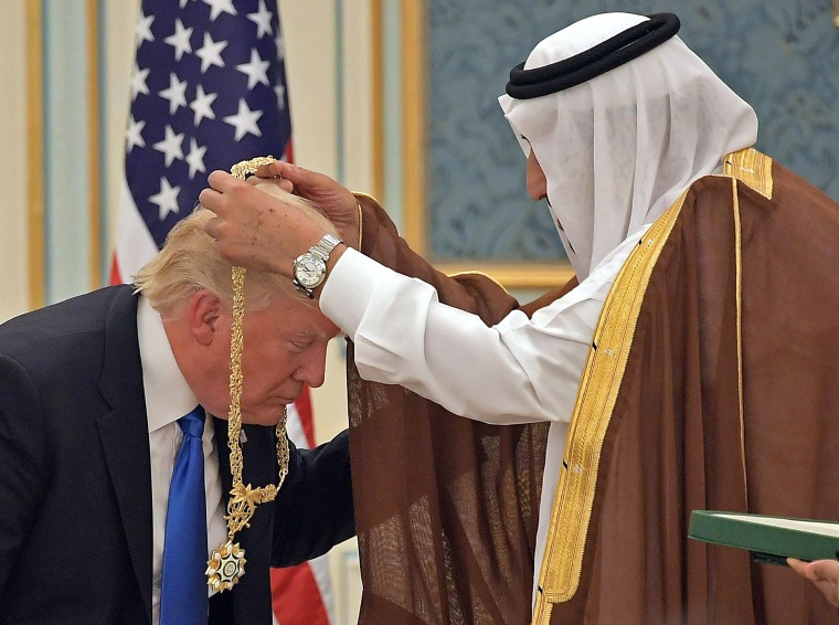 Image: President Donald Trump and Saudi Arabia's King Salman